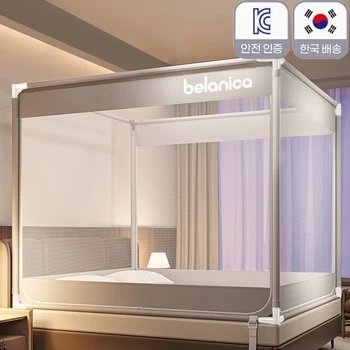 알리에서 이 가격이면 반하는 유판프리미엄 원터치 와이드 모기장, 바닥일체형사각 추천 이미지 4