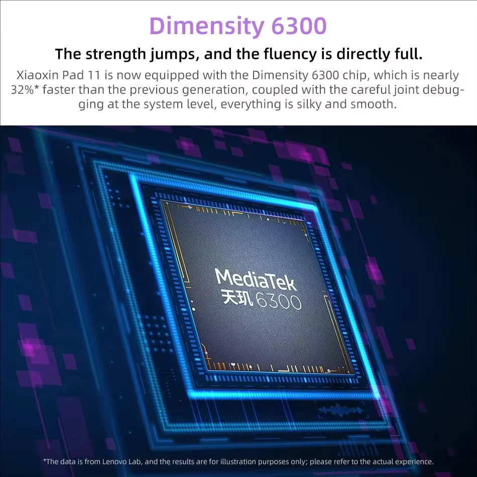 글로벌롬 레노버 샤오신 패드 11 2025 탭 128GB 256GB 디멘시티 6300 11인치 2.5K 스크린 7040mAh 와이파이 안드로이드 패드 구글 플레이 태블릿 이미지 3