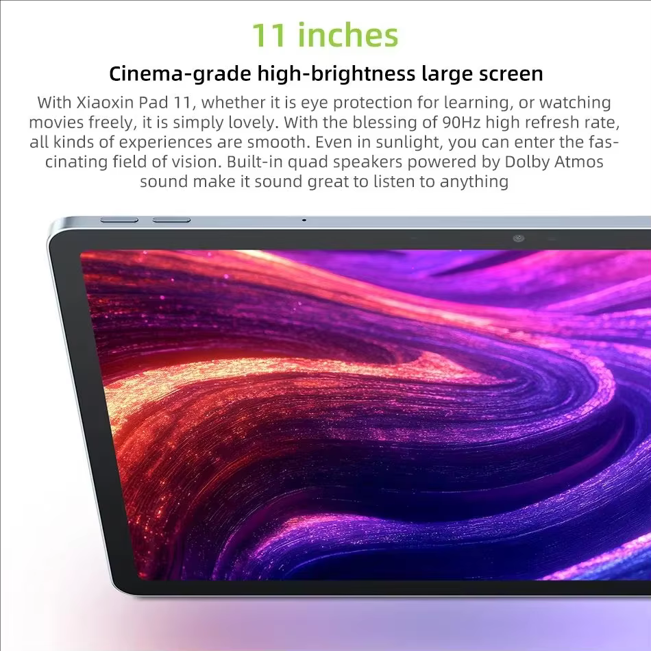 글로벌롬 레노버 샤오신 패드 11 2025 탭 128GB 256GB 디멘시티 6300 11인치 2.5K 스크린 7040mAh 와이파이 안드로이드 패드 구글 플레이 태블릿 이미지 5