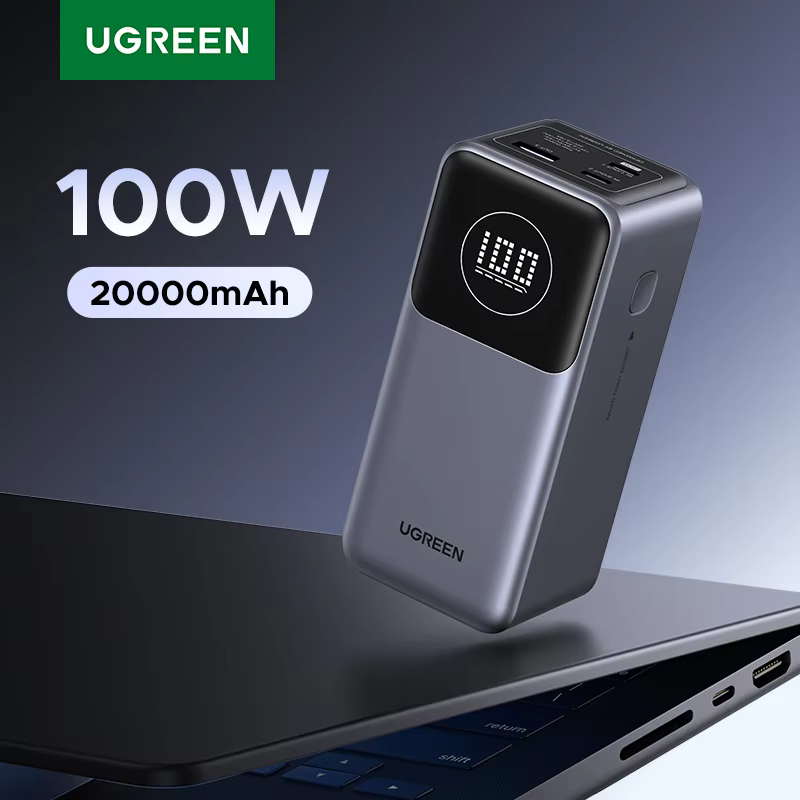 UGREEN Nexode 미니 100W 12000mAh 보조배터리 20000mAh 휴대용 PD 외장 배터리 파워뱅크 (아이폰 17 Pro, 16 고속 충전 지원) UGREEN Nexode 미니 100W 12000mAh 보조배터리 20000mAh 휴대용 PD 외장 배터리 파워뱅크 (아이폰 17 Pro, 16 고속 충전 지원) 이미지 1