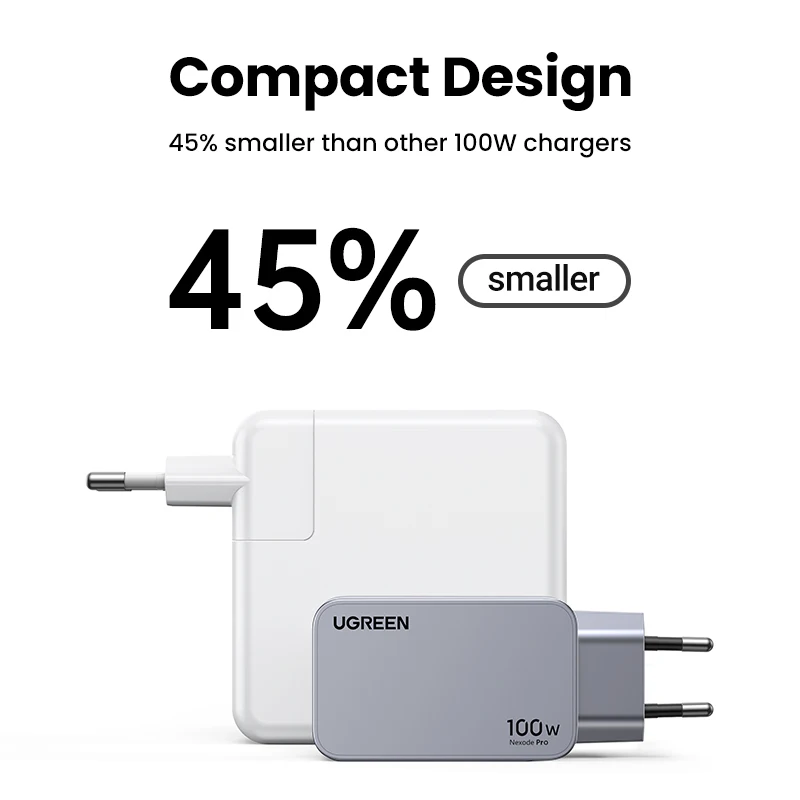 UGREEN 100W GaN 충전기 USB C 충전기 QC4.0 3.0 퀵 차지 맥북 노트북 태블릿 PD 고속 충전기 아이폰 17 16 15 프로용 UGREEN 100W GaN 충전기 USB C 충전기 QC4.0 3.0 퀵 차지 맥북 노트북 태블릿 PD 고속 충전기 아이폰 17 16 15 프로용 이미지 2