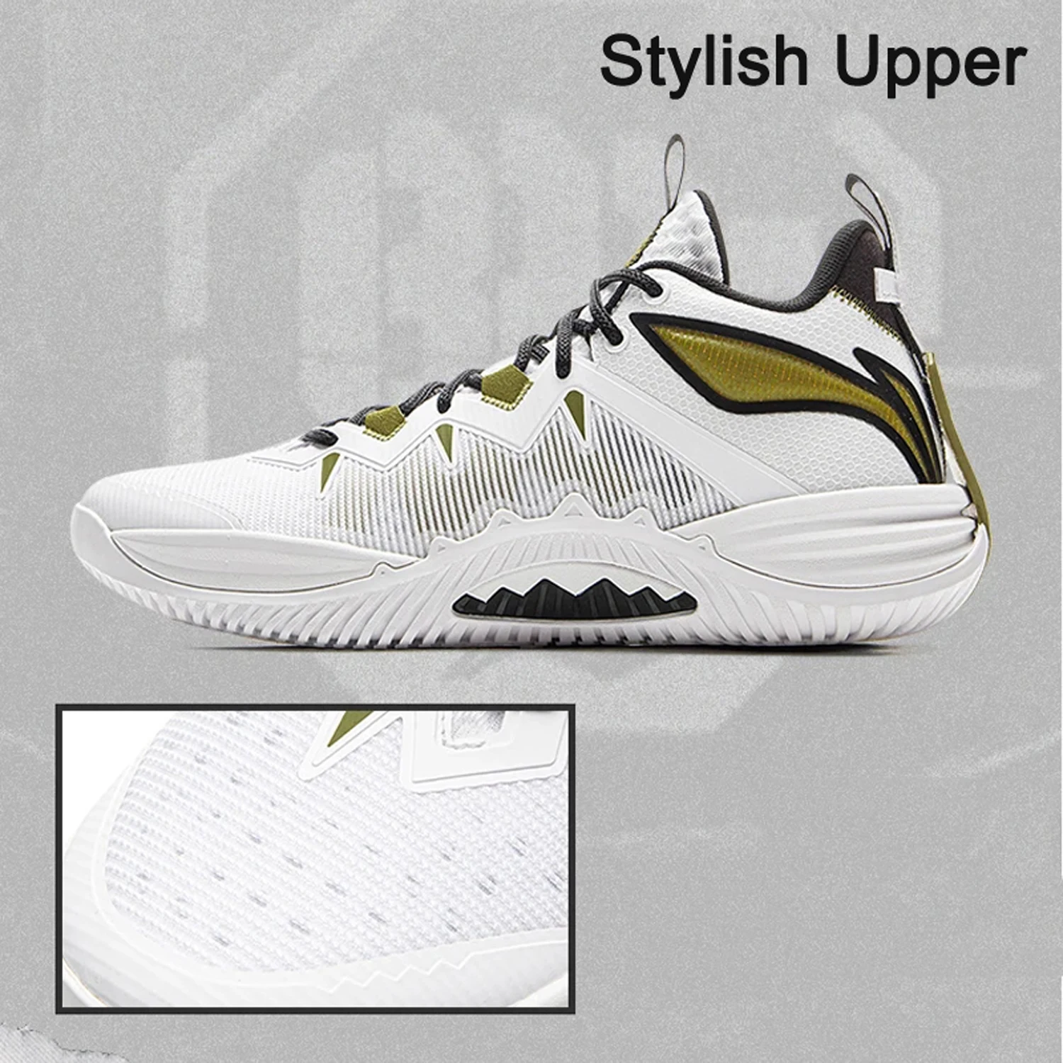 Li-Ning 남성용 BADFIVE STORM 2025 야외 농구화 BOOM 쿠셔닝 TUFF OS 웨어러블 LiNing 스포츠 스니커즈 ABFV017 이미지 4