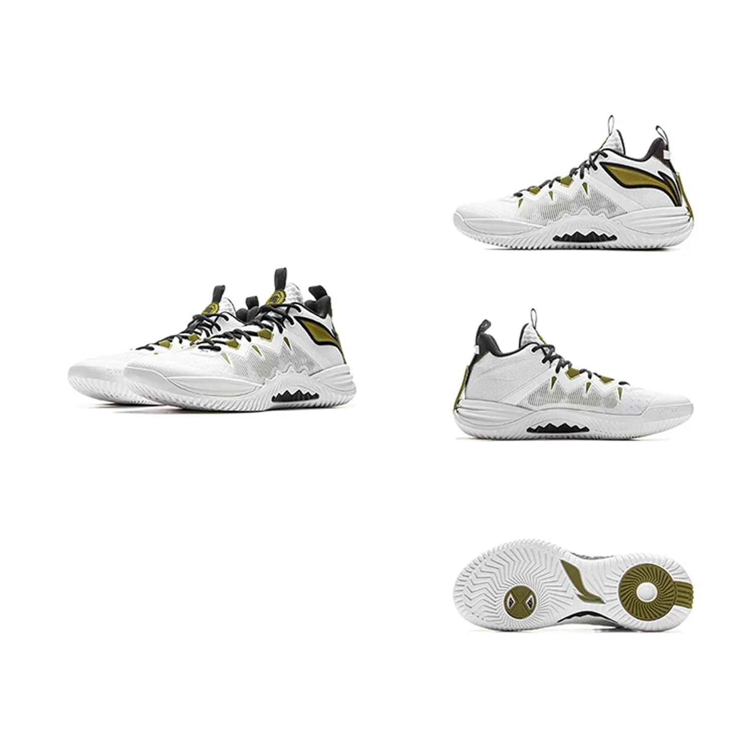 Li-Ning 남성용 BADFIVE STORM 2025 야외 농구화 BOOM 쿠셔닝 TUFF OS 웨어러블 LiNing 스포츠 스니커즈 ABFV017 이미지 5