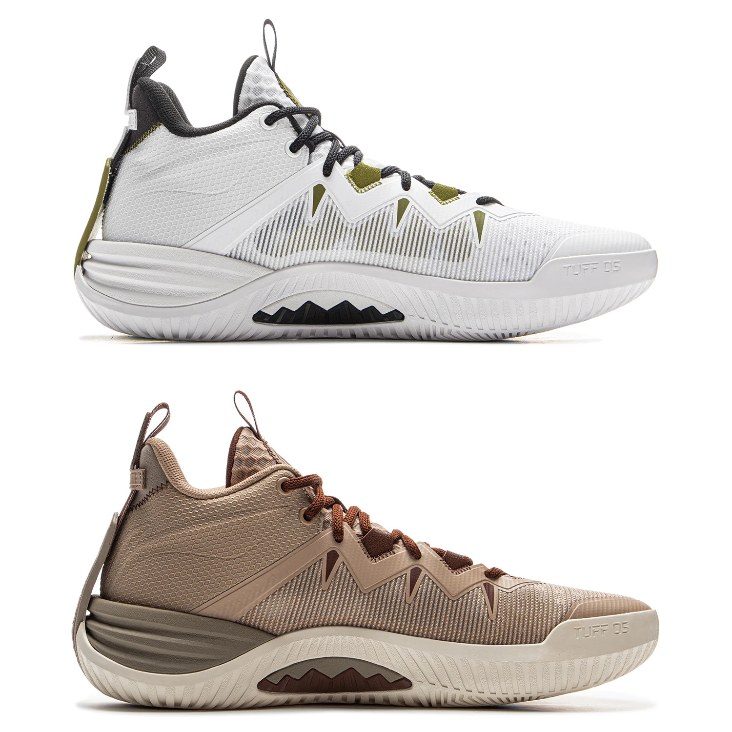 Li-Ning 남성용 BADFIVE STORM 2025 야외 농구화 BOOM 쿠셔닝 TUFF OS 웨어러블 LiNing 스포츠 스니커즈 ABFV017 이미지 6