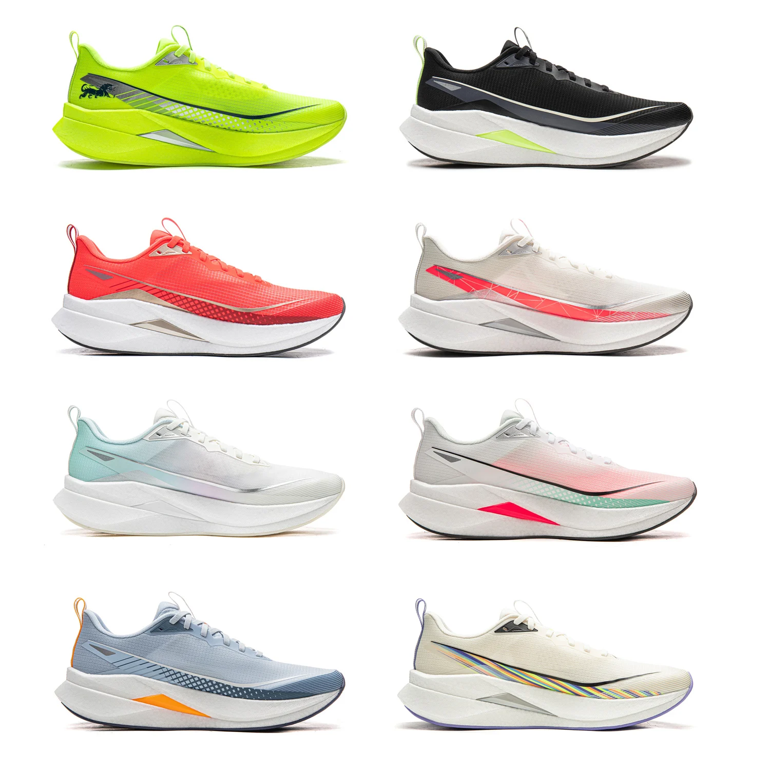 Li-Ning 남성용 RED HARE 9 PRO 레이싱 운동화 BOOM 쿠션 리바운드 통기성 반사 라이닝 안정적인 운동화 ARPW001 이미지 2