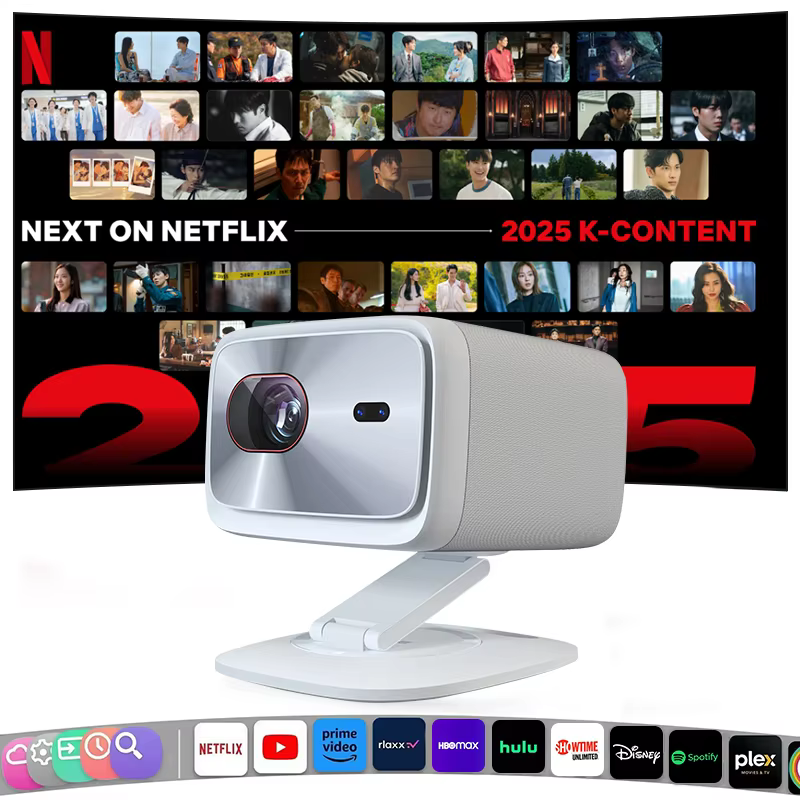 오리지널 레노버 샤오신 100P 프로젝터 1140 ANSI 자동 초점 Wifi6 스마트 홈시어터 360도 PTZ 지원 4K HD 휴대용 프로젝터 오리지널 레노버 샤오신 100P 프로젝터 1140 ANSI 자동 초점 Wifi6 스마트 홈시어터 360도 PTZ 지원 4K HD 휴대용 프로젝터 이미지 1