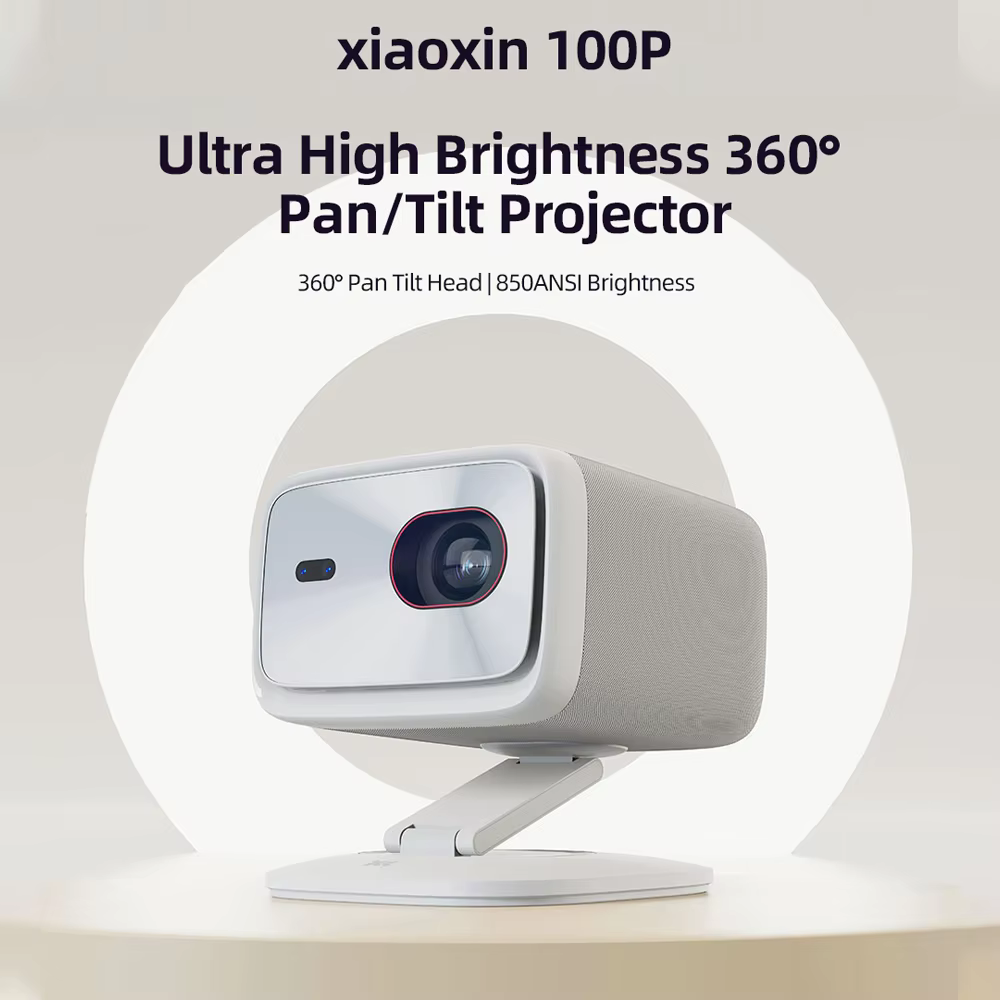 오리지널 레노버 샤오신 100P 프로젝터 1140 ANSI 자동 초점 Wifi6 스마트 홈시어터 360도 PTZ 지원 4K HD 휴대용 프로젝터 오리지널 레노버 샤오신 100P 프로젝터 1140 ANSI 자동 초점 Wifi6 스마트 홈시어터 360도 PTZ 지원 4K HD 휴대용 프로젝터 이미지 2