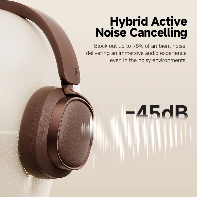 Edifier ES850NB 무선 헤드폰 노이즈 캔슬링 블루투스 이어폰 고해상도 무선 오버이어 헤드폰 (캐리백 포함) Edifier ES850NB 무선 헤드폰 노이즈 캔슬링 블루투스 이어폰 고해상도 무선 오버이어 헤드폰 (캐리백 포함) 이미지 4