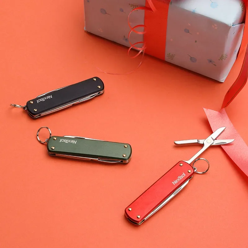 NexTool EDC 미니 나이프 Multitool 접이식 가위 스크루 드라이버 포켓 나이프 휴대용 야외 커터 다목적 수리 도구 NexTool EDC 미니 나이프 Multitool 접이식 가위 스크루 드라이버 포켓 나이프 휴대용 야외 커터 다목적 수리 도구 이미지 3
